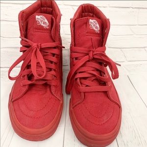 Vans Sk8 Hi All Red